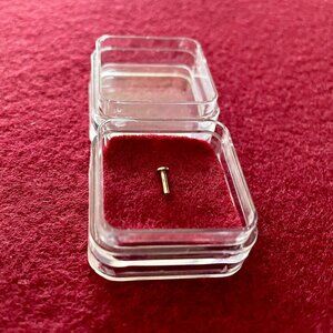 Solid 14k Yellow Gold Universal Threadless Flat Back Post Artisan Crafted